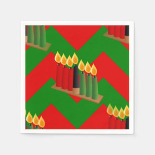 chevron kwanzaa  napkin