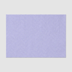 Chevron Line Tissue Paper - Royal Blue on White