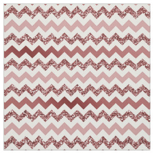 Chevron Marsala Red Gradient Fabric