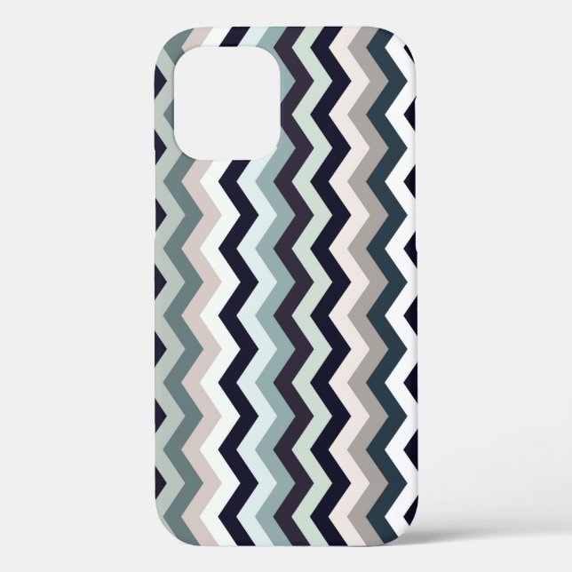 Chevron Muted Multicolor Pattern Case-Mate iPhone Case (Back)