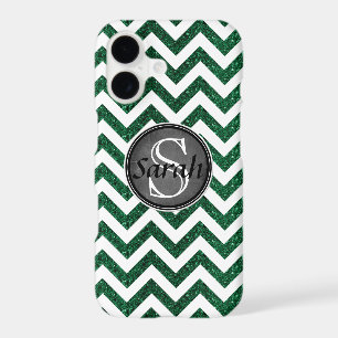 Chevron Nameplate - Pailleté Vert Gazon