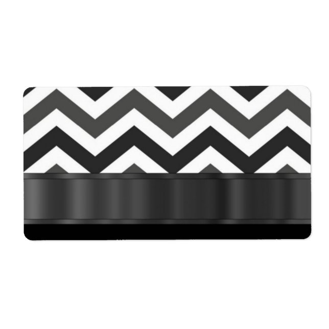 chevron noir et blanc (Devant)
