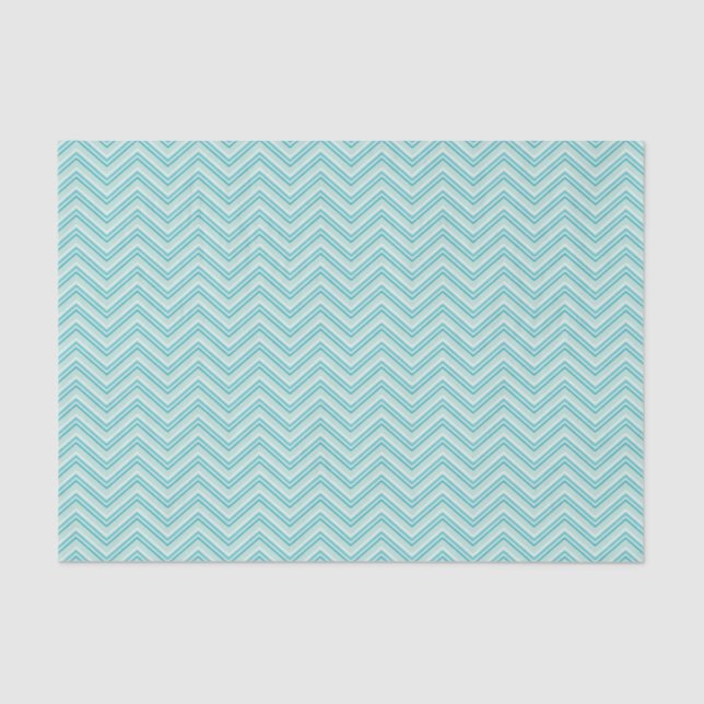 Chevron Ocean Surf Tissue Paper (Front)