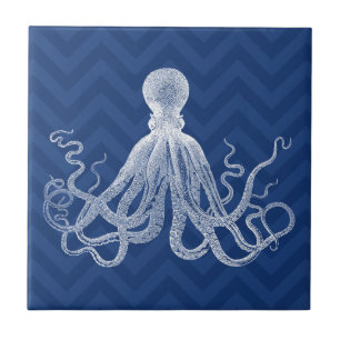 Chevron Octopus DK Tile