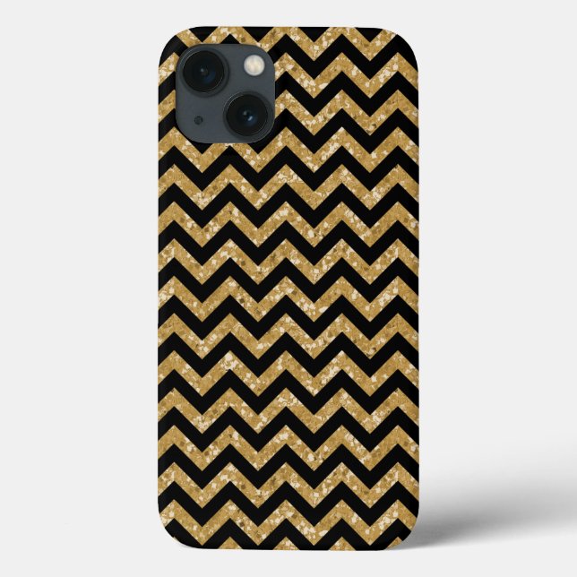 Chevron Parties scintillant Look iPad Air BT Coque (Verso)