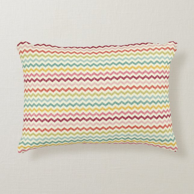 Chevron Pattern 4 Accent Pillow (Front)