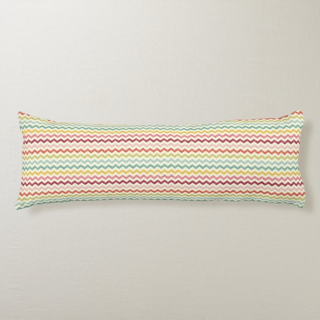 Chevron Pattern 4 Body Pillow (Front)