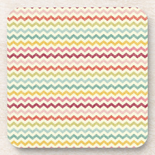 Chevron Pattern 4 Coaster