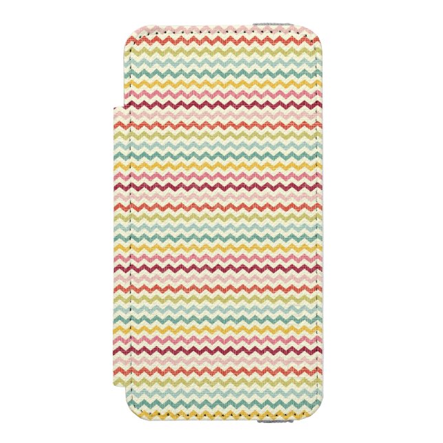Chevron Pattern 4 Incipio iPhone Wallet Case (Folio Front)