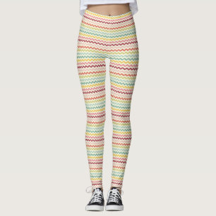 Chevron Pattern 4 Leggings