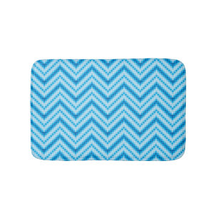 Chevron Pattern Background Bath Mat