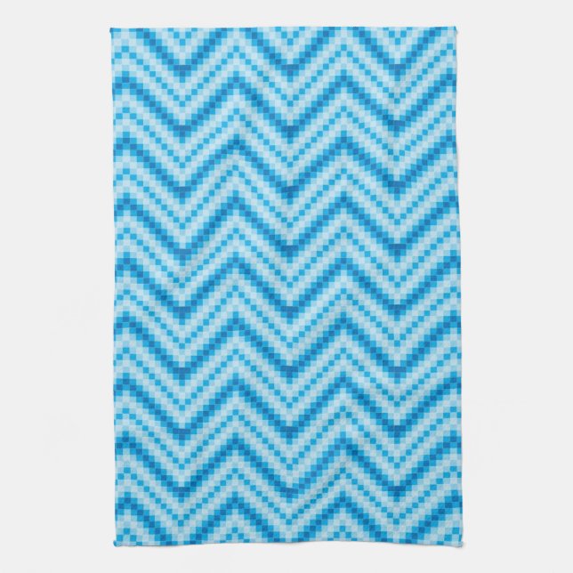 Chevron Pattern Background Kitchen Towel (Vertical)