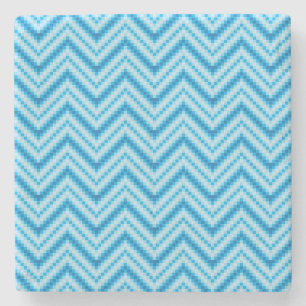 Chevron Pattern Background Stone Coaster