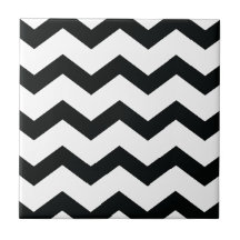 Chevron Pattern Black and White