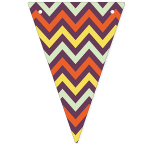 Chevron Pattern Bunting Flags