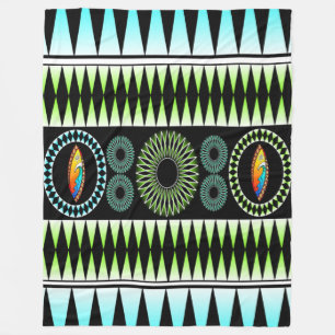 Chevron Pattern Fleece Blanket