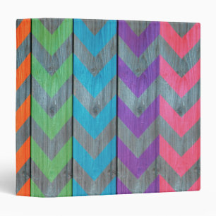 Chevron Pattern On Wood Texture by Shirley Taylor Binder