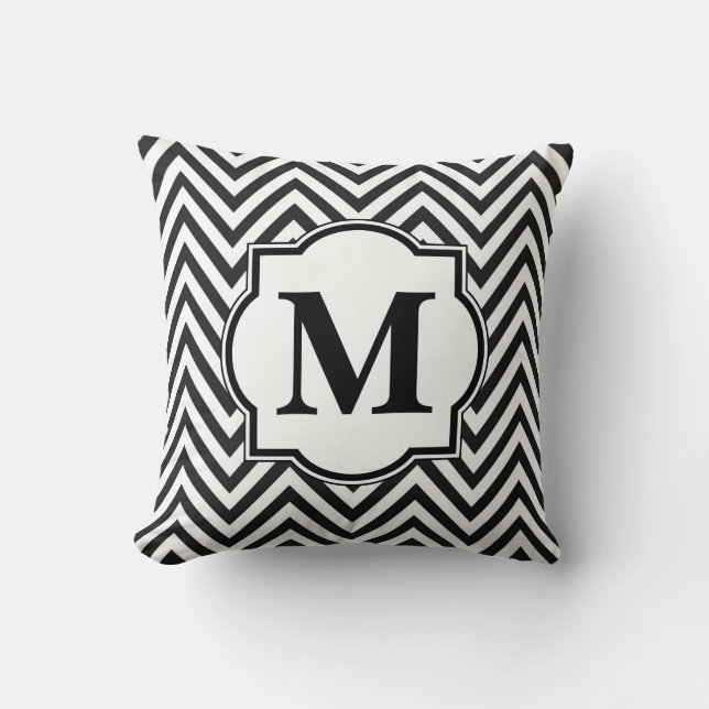 Chevron Pattern Throw Pillow (Front)