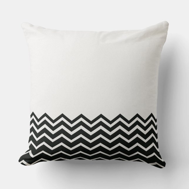 Chevron Pattern Throw Pillow (Front)