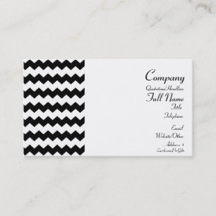 Chevron Pattern Wrapped Business Cards