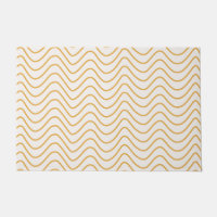 Chevron Pattern Yellow And Cream Zigzag