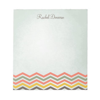 Chevron Personalized Notepad