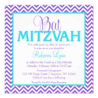 chevron invitations