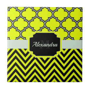Chevron & Quatrefoil Tile