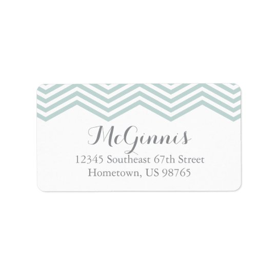 Chevron Return Address Labels