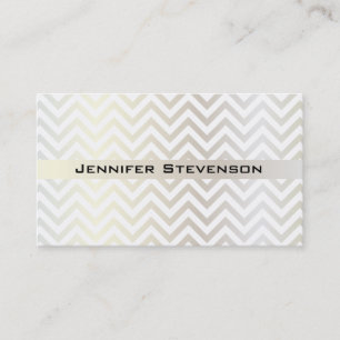 Chevron (Shine) Business Card