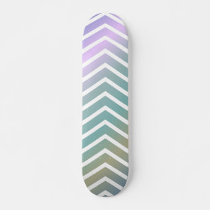 Chevron Stripe Design Skateboard