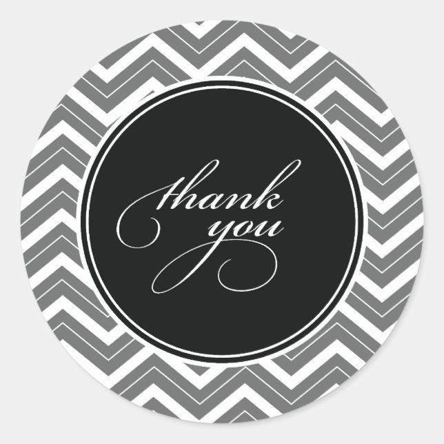 CHEVRON STRIPES | ÉTIQUETTES MERCI (Devant)