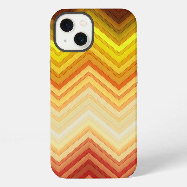 Chevron Stripes Pattern iPhone Case (Back)