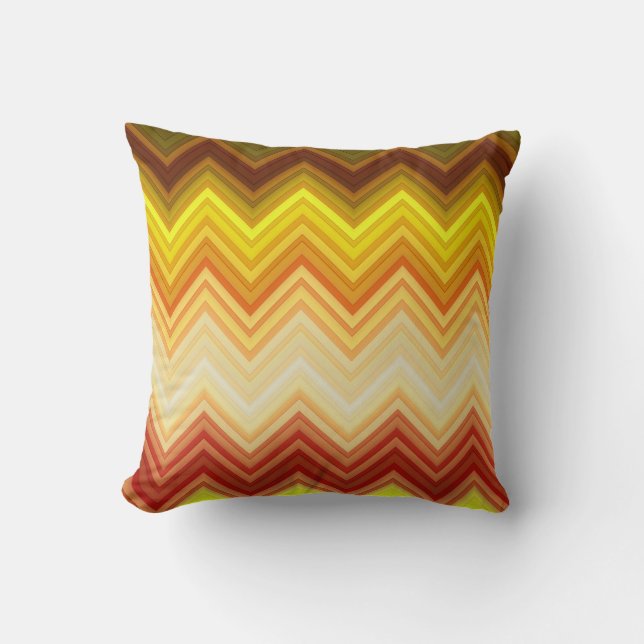 Chevron Stripes Pattern  Throw Pillow (Front)