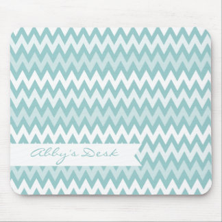 Chevron Tri-tone Pattern Mouse Pad