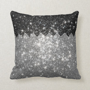 CHEVRON Universe Throw Pillow