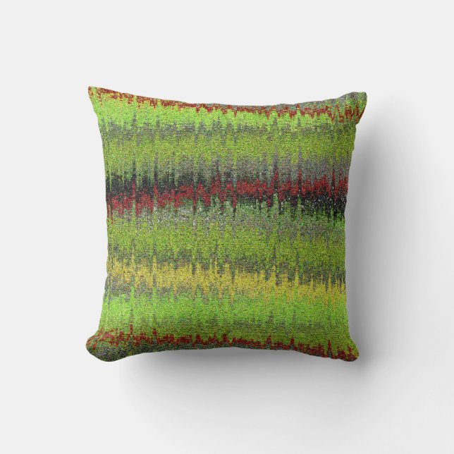 Chevron Urban Abstract Throw Pillow (Front)