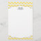 Chevron Yellow and Modern Personalized