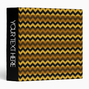Chevron Zigzag Custom Monogram Binder