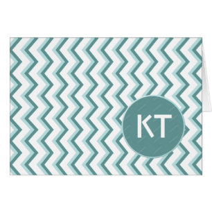 Chevron ZigZag Pattern in Mint Green
