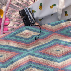 Chevron Zigzag Stripes Seamless Pattern Bath Towel Set