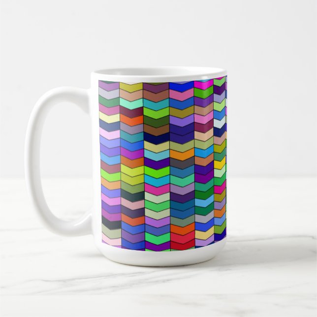 Chevrons Mug 15 oz (Gauche)