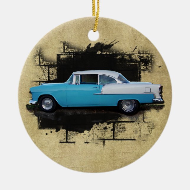 Chevy Bel Air - Ornement classique de voiture 1955 (Devant)