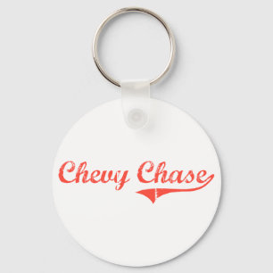 Chevy Chase Maryland Classic Design Keychain