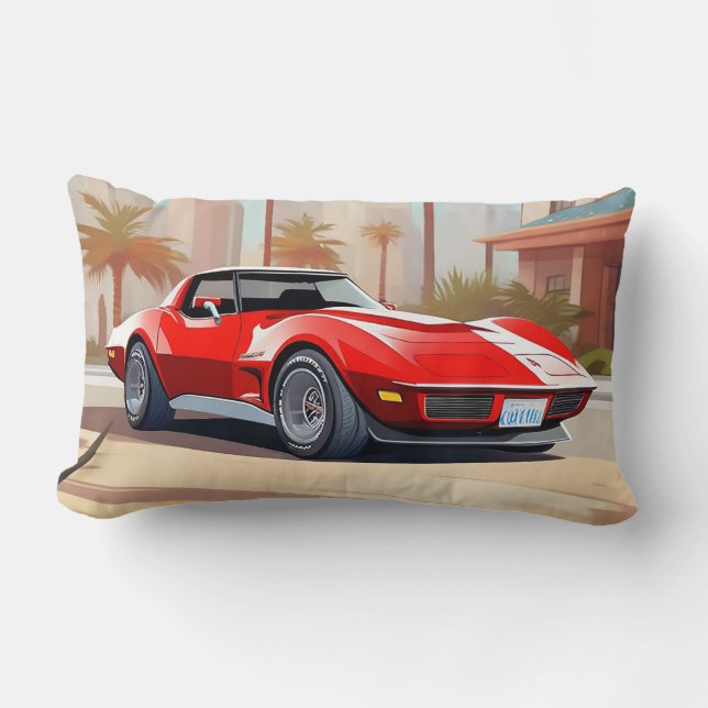 Chevy Corvette Stingray Lumbar Coussin (Recto)
