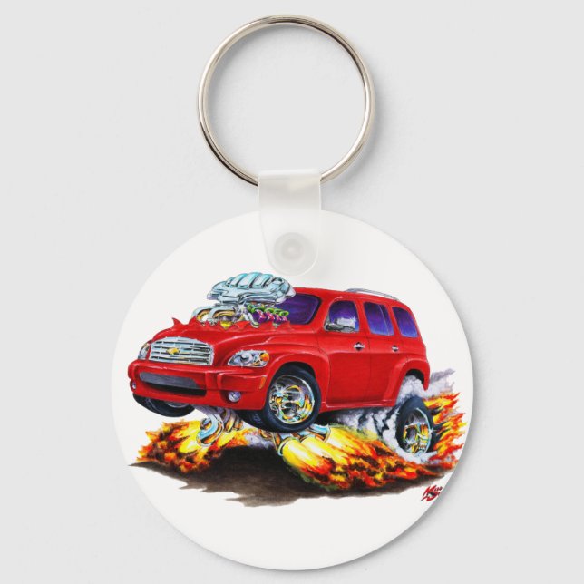Chevy HHR Red Truck Keychain (Front)