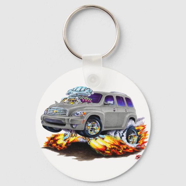 Chevy HHR Silver Truck Keychain (Front)