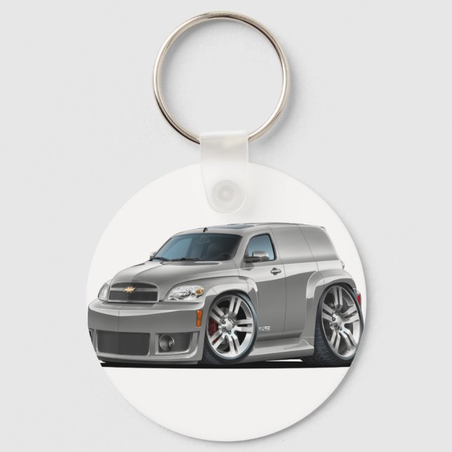 Chevy HHR SS Silver Panel Truck Keychain (Front)