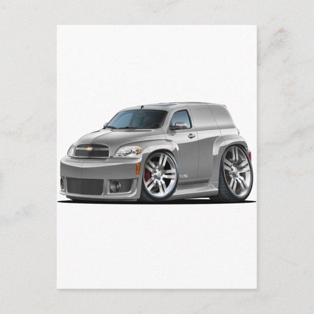 Chevy HHR SS Silver Panel Truck Postcard (Front)