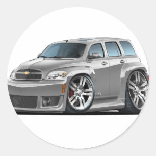 Chevy HHR SS Silver Truck Classic Round Sticker